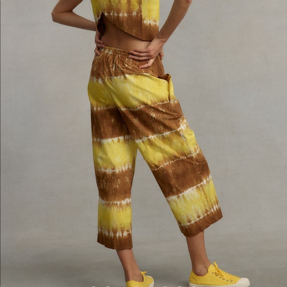 Anthropologie | WHIT TWO STRIPED TIE-DYE PANT SET | XS - Picture 4 of 7
